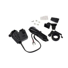 2 in 1 Function Motorcycle Charger, USB+Cigarette Socket